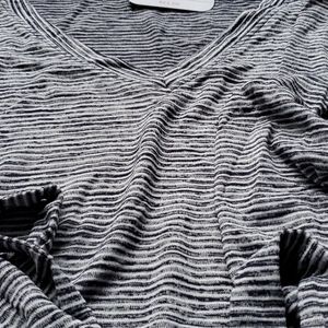 Isabel Maternity by Ingrid & Isabel Tops - Maternity Striped 3/4 Sleeve V-Neck Tie Front Top Isabel Maternity by Ingrid & Isabel Tops - Maternity Striped 3/4 Sleeve V-Neck Tie Front Top